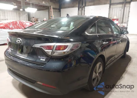 2016 Hyundai Sonata Hybrid Limited из США, поврежденный, VIN KMHE34L17GA026247